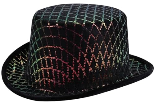 Baokuan Magiker-stil glänsande melonhatt, andningsbar lättviktig hatt, trendig stil