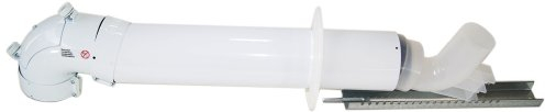 Vaillant 303920 Basis-Anschluss-Set, 60/100 mm, PP, mit Reinigungsbogen 87 Grad