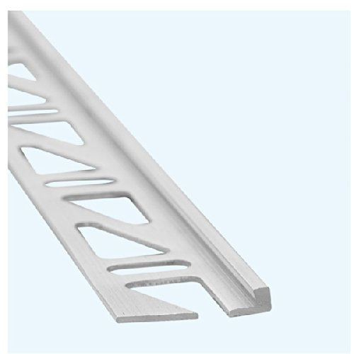Profilo di finitura per piastrelle, acciaio inossidabile, Altezza: 30 mm