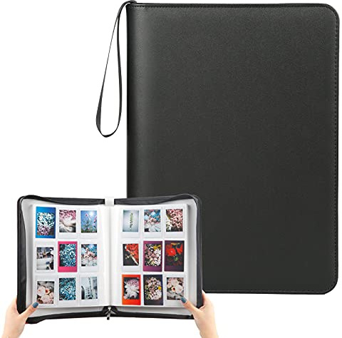 Album fotografico a 540 tasche per Fujifilm Instax Mini 12 11 9 8+8 7+90 50s 40 25 26 EVO, per stampante istantanea Polaroid Snap/Snap Touch/PIC-300P/Z2300/ SocialMatic Zip (nero)