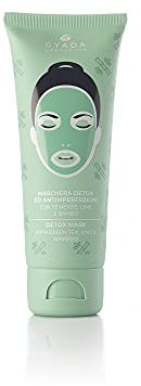GYADA COSMETICS, Maschera Viso Detox Ed Anti-Imperfezioni, Migliora l’Aspetto di Pelli Impure, con Imperfezioni ed Esposte a Smog, Detossinante, Formula a Base di Tè Verde e Lime, 75 ml