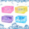 RXKFIGX 4 Stück Nice Cube, Eiswürfel Anti Stress Bälle, Stressballs für Kinder und Erwachsene Fidget Spielzeug, Antistressball zum Kneten,Anti Stress Spielzeug, Ruhe und Stressabbau