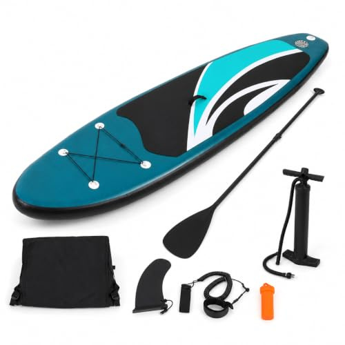 Uppblåsbar SUP-bräda 305 x 76 x 10 cm, 150 kg, 322C, PVC, halkfri, komplett set