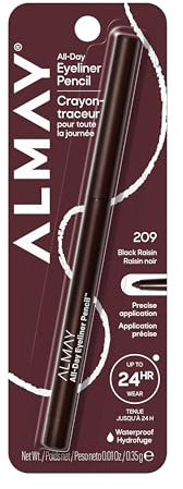 Almay Intense I-Color Eyeliner, Bring Out The Green, Raisin Quartz 004, 0.009-Ounce Packages (Pack Of 2)