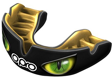 Opro Power Fit Mundschutz für Erwachsene, Schwarz/Grün