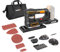 WORX 18V(20V MAX) Cordless Multi Sander, PowerShare, 5 in 1: Orbital, Finishing, Detail, Contour and Finger Sander, Variable Speed, 5X Sanding Pads, 15x Sanding Paper, Without Battery, WX820.9