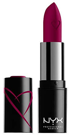 NYX PROFESSIONAL MAKEUP Shout Loud Satin Lippenstift, angereichert mit Sheabutter, Dirty Talk (Bright Berry)