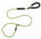 Happilax Retriever Leash mit Zugstopp Verbesserte Zugstopp-Lasche, Textilmaterial, Komfortabler Griff, Längenverstellbar, Strapazierfähiges Nylon, 185 x 1 cm - Grün