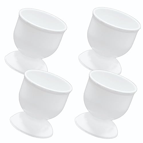 RANASONS 4pk Egg Cup Holder Hard Soft Boiled Eggs Holders Cups Kitchen Breakfast Dishwasher Safe
