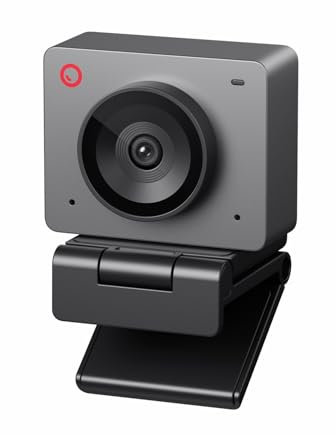 OBSBOT Meet SE 1080P@100 FPS Webcam für PC mit 1/2,8 Sensor, KI-Bildanpassung & Autofokus, Beauty Mode, Leichtgewichtig, Gestensteuerung, Staggered HDR, Webcam für Streaming, Meetings (Space Grey)