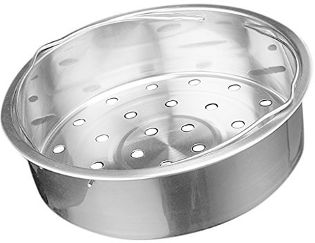 Pentola a vapore in acciaio inox con inserto per pasta e verdure, 20 cm