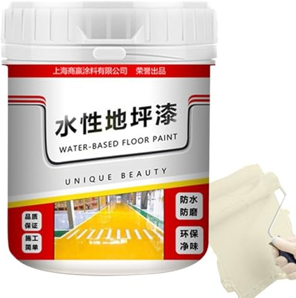 Mimoqk Water Based Floor Paint 500g Waterproof Quick Dry Floor Paint Garage Workshop Outdoor
