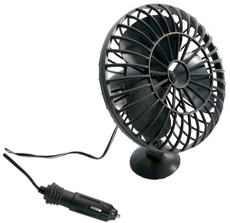 Car Commerce Mini Autoventilator Ventilator Lüfter 12 Volt MIT SAUGNAPF SAUGFUSS 61467