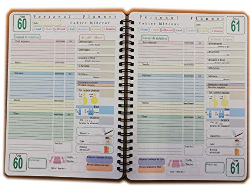 Diet Tracking Agenda, matdagbok - A5 15 x 21 cm (Svenska)