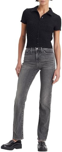 Levi's Damen 314 Shaping Straight Jeans Blacks, 27W / 30L