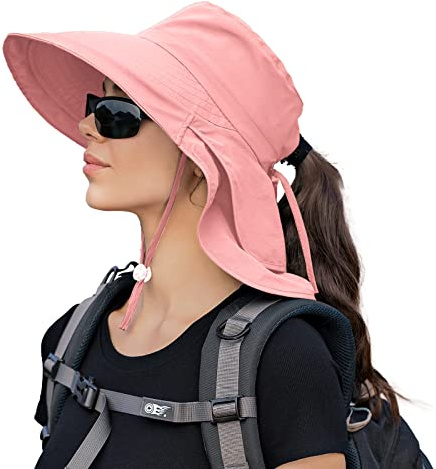 INSISMY Chapeau Soleil Femme Anti UV UPF 50+ pour Randonnée et Pêche