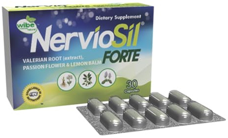 NervioSil Forte Valerian Roots 30 Capsules