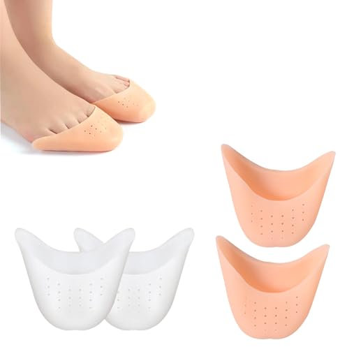 Salvapunte in Silicone Gel Salva Punte,2 Paia Salvapunte in Silicone,Piede Suggerimento Manicotto Per Proteggere Piedi,Copri Dita Salvapunta per Scarpe a Punta Ballet e Danza Classica