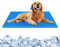 SUOXU Large Dog Cooling Mat 90x60cm,Non Toxic Self Pet Cooling Mat,Gel Cooling Pad for Dogs and Cats Indoors, Outdoors, and Crates in Hot Summer (L)