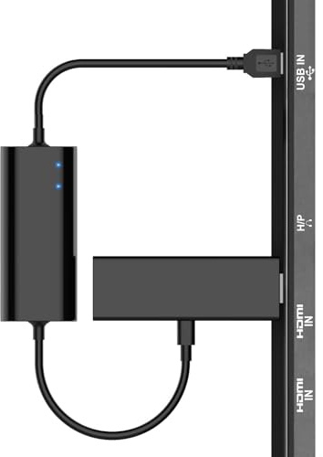 Stromkabel Netzteil für TV Stick, Kabel Ladekabel Netzkabel Stromstärke erhöhen für mehr Klarheit, Versorgt Streaming TVSticks Direkt