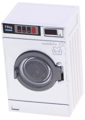 TOBBOMEY lavatrice lavaggio ragazzo lavatrice giocattoli Accessori per casa delle bambole mobili per la delle bambole giocattolo plastica