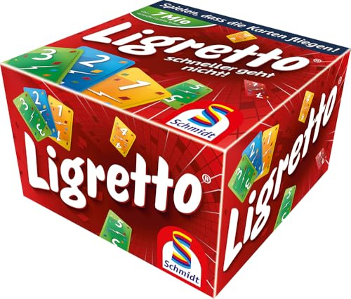 Schmidt Spiele 01301 - Ligretto rot, Kartenspiel