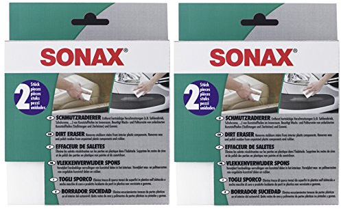 2 X Sonax Eraser Eraser speciale spugna detergente Je 2 pezzi