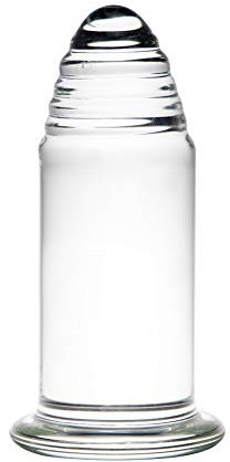 Plug anale in cristallo trasparente Coppia Flirtare in vetro Giocattolo per adulti Vaginale G-spot Masturbazione Dildo Massaggio prostatico Ano Butt Plug per uomo Donna Giocattolo stimolatore sessuale