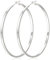 LOUMILEO Creolen Silber 925 Hypoallergen Creolen Silber 925 Groß Leichte Sterling Silber Creolen für Damen