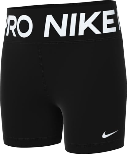 Nike Mädchen Shorts G Np Df 3In Short Se+, Black/White, FN9023-010, S
