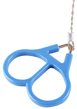 Sierra de Alambre de Emergencia para Senderismo con Anillo de Acero de Alta Resistencia, Herramienta Manual Portátil para Cortar Madera, Plástico, Hueso de Metal, Ideal para