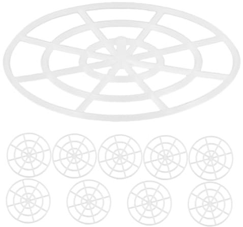 TOPPERFUN Pressa per Sottaceti e Verdure in Rete, Utensile da Cucina per Fermentazione e Crauti, 10 Pezzi Diametro 7,9 Cm, Compatta e Riutilizzabile per Fermentazione Domestica e Preparazione