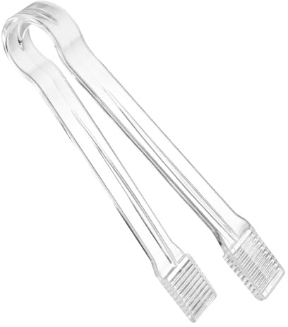 Petites Pinces Alimentaires | Pinces à Buffet | Ustensile Transparent Antidérapante Polyvalent pour Salades Buffets Cuisine Décorer Gâteaux Snacks Desserts Apéritifs Fêtes