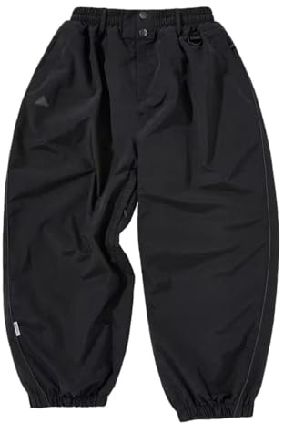SYJYM Pantalon de ski pour femme - Imperméable - Coupe ample - Pantalon décontracté pour activités de plein air