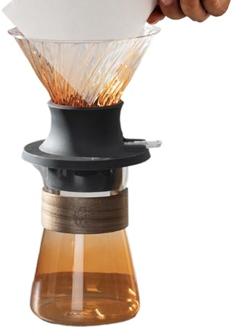 Qumiuu Tazza per brodo da caffè, tazza per tè, caffè, gradiente, filtrazione rapida, strumento per la preparazione di bevande, campeggio, viaggi, dormitorio, hotel