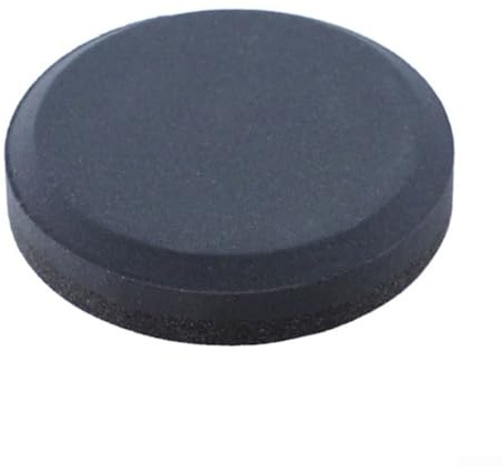 Piedra de afilar redonda con superficies de grano doble 120 180 240 400 para herramientas de mantenimiento de cubiertos domésticos con material de corindón marrón (78 x 67 mm)