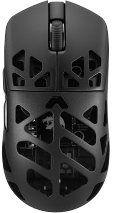 Redragon M997 Magnesium Alloy Wireless Gaming Mouse, Tri-Mode BT & 2.4GHz, Ultra Lightweight Ergonomic Mouse, 1000Hz, Rechargeable for PC Laptop, Starlight Black