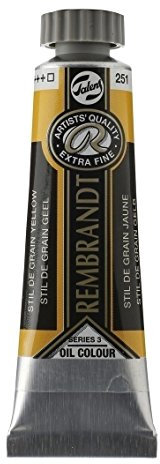Rembrandt Ölfarbe - Stil de grain Gelb 251-15 ml Tube - Extrafeine Qualität - Hochkonzentrierte Pigmente - Hervorragende Lichtbeständigkeit - Professionelle Künstler-Ölfarbe