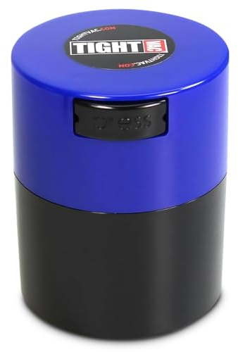 Tightvac 1/2 to 3 oz Patented Vacuum Sealed Airtight Container, Blue Black