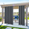 Gazebo Patio Outdoor Curtains Waterproof - Garden Blackout Thermal Insulated Sun Shades Eyelet Privacy Curtain for Outside Pergola Porch Pool, Indoor Window Blinds for Living Room Bedroom Balcony