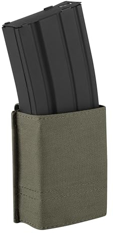 KRYDEX GEAR Taktische Molle 5.56 Magazintasche, M4 Mag Halter mit Schnellverschluss Magazin Tascheneinsatz (Ranger Grün)