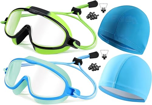 Darkyoun Schwimmbrille Kinder Taucherbrill für Kinder 3-15 kinderschwimmbrille UV-Schutz Anti Nebel Kein Undicht Schwimmbrillen für Pool