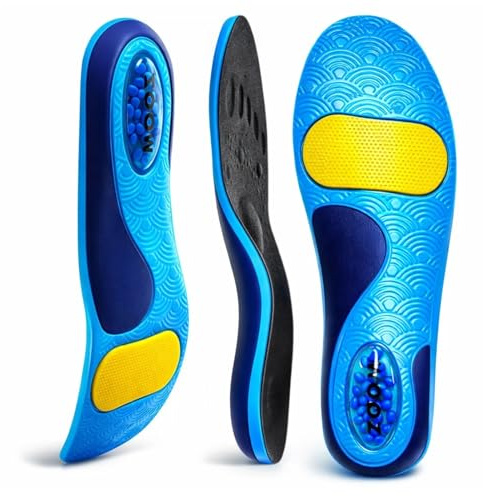 Goofort DynaZoom™ Arch Support Insoles Plantar Fasciitis Insoles Orthotic Gel insoles Women Men Heel Pain Metatarsalgia Shoe Insert Shock Protect Overpronation Flat feet Insole Orthopedic Inner Sole