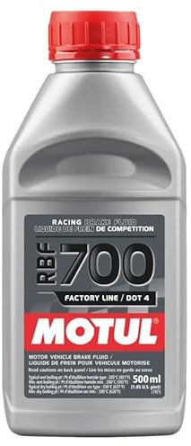 WOL DOT 4 Brake Fluid Motul 109452 Brake Fluid Factory Line RBF700 500ML - Fully Synthetic Brake Fluid (1 Unit)