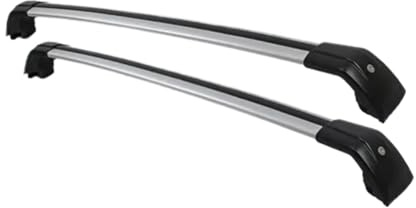 Delantero Y Trasero Baca para XPeng G9 5 Puertas SUV 2022-2024(rieles RAS) Laterales Aleación Aluminio Barras Transversales Portaequipajes Barras Techo 2 Piezas Barras Coche(A)