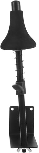 Cabilock Supporto a Parete per Tromba in Ferro Nero Imbottitura in Spugna Eva, Gancio Robusto e Facile da Installare, per Esporre Trombette in Ambienti Interni