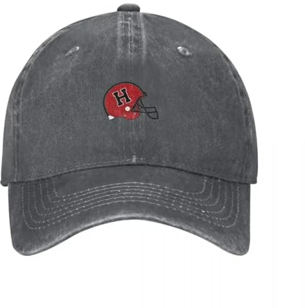 Gorra de béisbol Masculina, Logo del Casco de fútbol Americano carmesí Gorra de béisbol Snapback Sombrero Personalizado Sombrero Anime para Mujeres Hombre