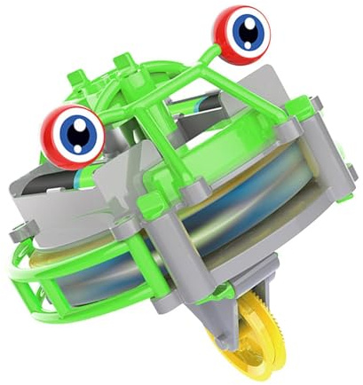 Giocattolo Monociclo Con Corda Rigida - Giroscopio Elettrico Della Punta , Set Di Ruote Di Bilanciamento Di Alta Qualità In Materiale PP 2 In 1 Con Disegno Del Bordo Della Del Tappeto Per