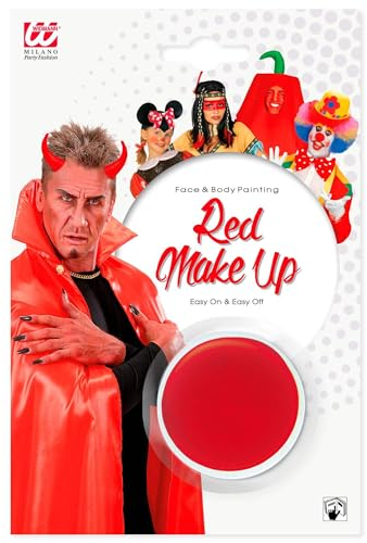 W WIDMANN MILANO Party Fashion - Maquillaje teatral en lata, 9,6 ml, maquillaje, fiesta temática, carnaval, Halloween