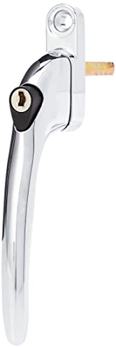 Yale YALPYWHL40PC YWHLCK40N Espag Maniglia per Finestra in Linea, Cromato Lucido, Confezione da 1 pz